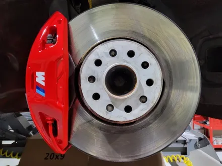 [휠클럽] BMW G클럽 동호회회원분 30만원 블랙유광 분체도장/ 레드 우레탄캘리퍼 작업기 / 파주시 신촌동