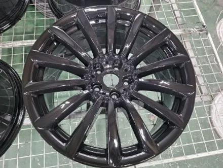 [휠클럽] BMW 7시리즈 20인치 블랙유광 휠도색 / 파주시 신촌동