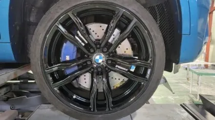 [휠클럽] 파주 휠복원 / BMW X6M F바디 21인치 블랙유광 작업 / 파주시 신촌동