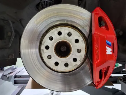 [휠클럽] BMW G클럽 동호회회원분 30만원 블랙유광 분체도장/ 레드 우레탄캘리퍼 작업기 / 파주시 신촌동