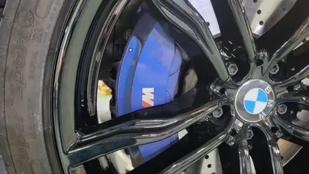 [휠클럽] 파주 휠복원 / BMW X6M F바디 21인치 블랙유광 작업 / 파주시 신촌동