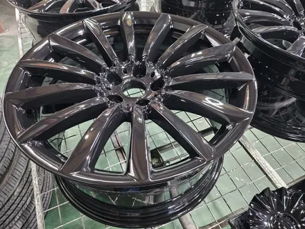 [휠클럽] BMW 7시리즈 20인치 블랙유광 휠도색 / 파주시 신촌동