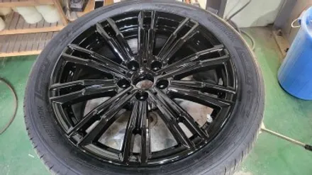 [휠클럽] 의정부 휠복원 휠도색 / BMW G바디 320I 790M 블랙유광 분체도장 / 파주시 신촌동
