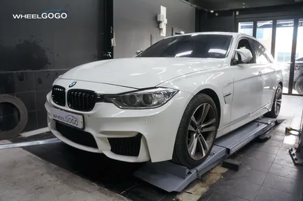 검정유광 휠도색 BMW F30 320i