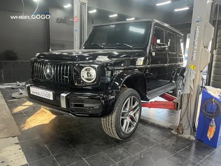 벤츠 G63(G바겐) 맷블랙(검정무광) 휠도색