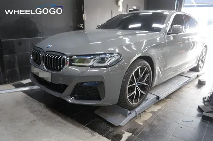 BMW 530e 분체도장(검정유광)