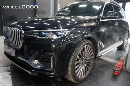 BMW X7 검정유광 휠도색&분체도장