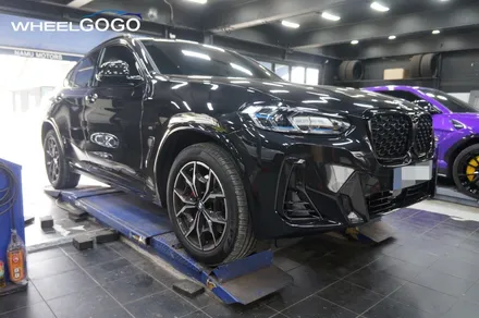 BMW X4 검정유광 휠도색(분체도장)