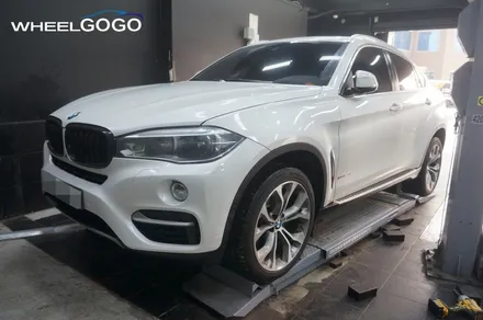 BMW X6 검정유광 휠도색&분체도장