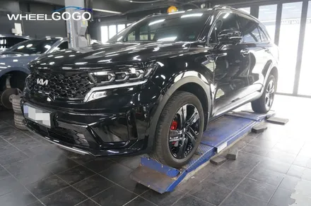 KIA 소렌토 검정유광 분체도장(휠도색)