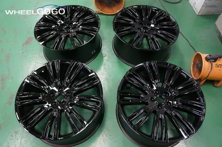 레인지로버 보그 BLACK 휠도색&분체도장