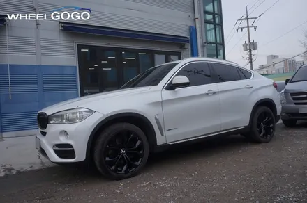 BMW X6 검정유광 휠도색&분체도장
