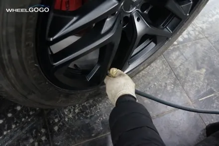 [휠도색]벤츠 G63AMG G바겐 검정무광 휠도색