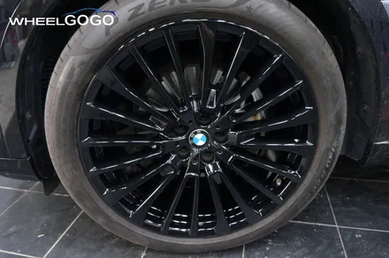 BMW X7 검정유광 휠도색&분체도장
