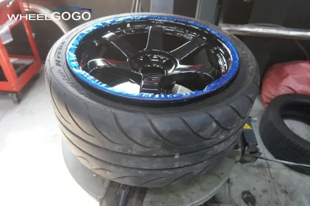 BMW M3 검정유광 휠도색