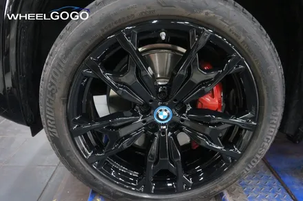 BMW X3 검정유광 휠도색&분체도장