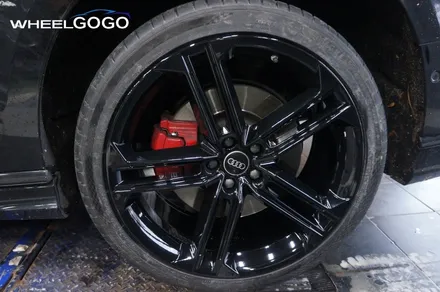 아우디 S8 BLACK 휠도색(분체도장)