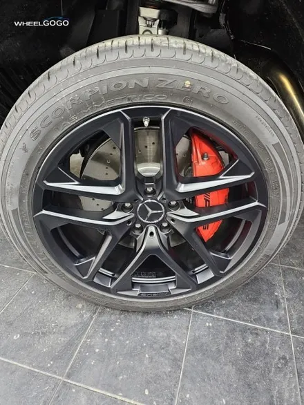 벤츠 G63(G바겐) 맷블랙(검정무광) 휠도색