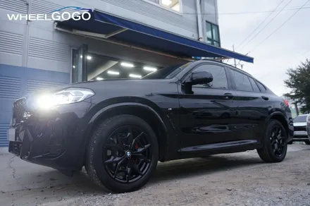 BMW X4 검정유광 휠도색(분체도장)