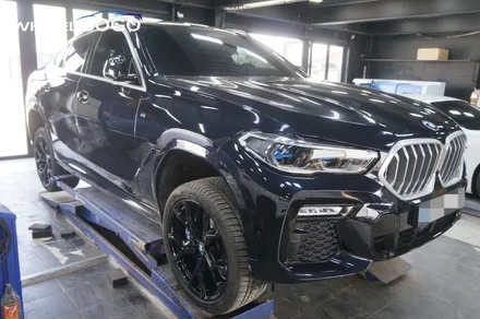 BMW X6 검정유광 휠도색(분체도장)