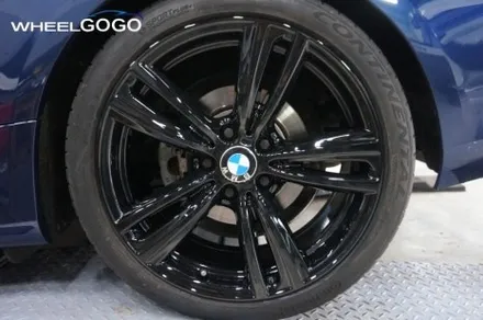 BMW 328i 컨버터블 검정유광 휠도색(분체도장)