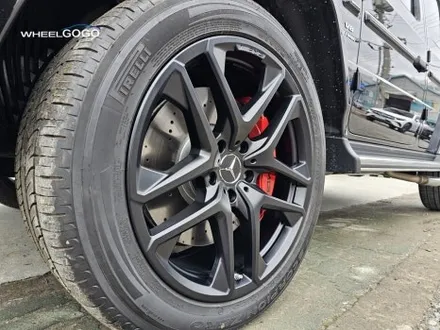 벤츠 G63(G바겐) 맷블랙(검정무광) 휠도색