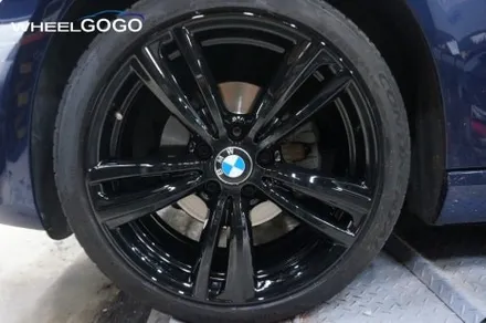 BMW 328i 컨버터블 검정유광 휠도색(분체도장)