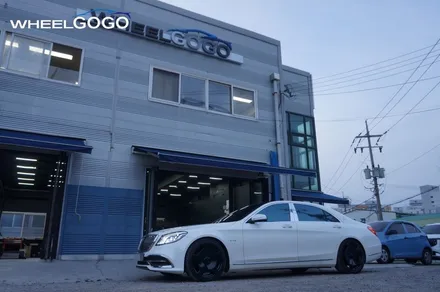 벤츠 S클래스 검정유광 휠도색&분체도장