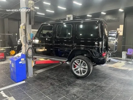 벤츠 G63(G바겐) 맷블랙(검정무광) 휠도색