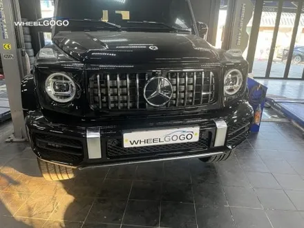 벤츠 G63(G바겐) 맷블랙(검정무광) 휠도색