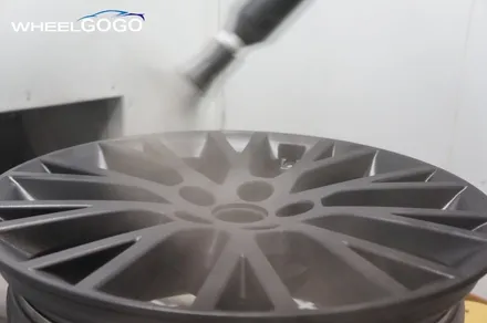 제네시스 GV80 검정유광 분체도장