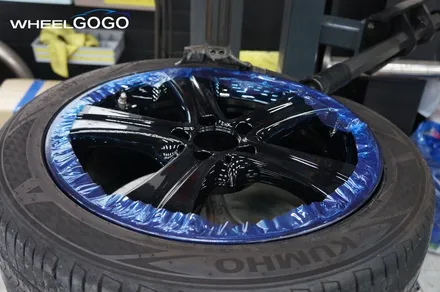 벤츠 E300 BLACK 휠도색