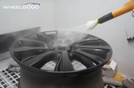 랜드로버 디스커버리 검정유광 휠도색(분체도장)