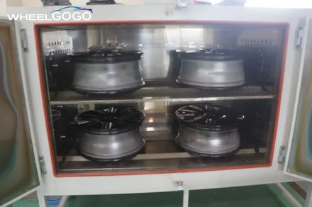 디스커버리4 검정유광 휠도색&분체도장