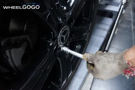 벤츠 E300 BLACK 휠도색