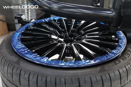 BMW X7 검정유광 휠도색&분체도장