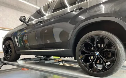 [울산 휠랜드]BMW X6 블랙유광분체·슈퍼아크릴클리어 휠복원 커스터마이징 / 울산 울주