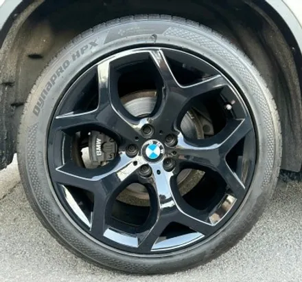 [울산휠랜드] BMW X6→블랙 하이그로시 GMA 아크릴 클리어 유광분체코팅 휠복원 / 울산 울주
