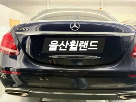 [울산휠랜드] 벤츠 E200 오리지널 실버펄 복원 아크릴 클리어 분체 파우더코팅 / 울산 울주