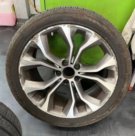[울산 휠랜드]BMW X6 블랙유광분체·슈퍼아크릴클리어 휠복원 커스터마이징 / 울산 울주