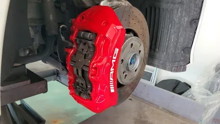 [벤츠 GT43 AMG 레드 캘리퍼 도색 경기광주 휠사무소] 휠도색 휠복원 휠수리 분당 성남 용인 하남 수원 / 광주. 성남, 용인, 수원