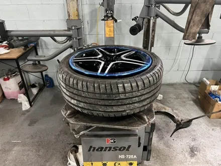 [벤츠 A클래스 A35 AMG 순정 18인치 휠 휠복원 경기광주 휠복원 휠도색 휠교환 타이어] 분당 성남 용인 하남 수원 / 경기광주 문형동