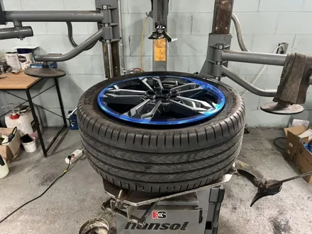 [BMW X1 20i 19인치 순정 컷팅휠 휠복원 경기광주 휠복원 휠도색 휠교체 타이어] 분당 성남 하남 수원 용인 / 경기광주 문형동
