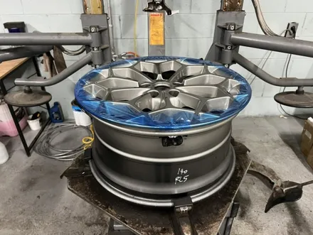 [제네시스 G80 19인치 휠 코스트실버 휠도색 경기광주 휠도색 휠복원 휠교체 타이어 휠사무소] 분당 용인 성남 하남 수원 / 광주. 성남, 용인, 수원
