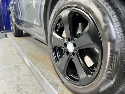 [벤츠 GLC 220d 순정 19인치 휠 검정반무광 매트블랙 휠도색 경기광주 휠도색 휠복원 휠교체 타이어 휠사무소] 용인 성남 분당 하남 수원 / 광주. 성남, 용인, 수원