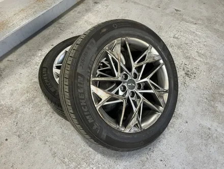 [제네시스 GV70 스퍼터링크롬 19인치 휠교체 미쉐린 프라이머시 투어 AS GOE 235 55 19 타이어 교체 경기광주 휠교체 타이어 휠도색 휠복원] 분당 성남 용인 하남 / 광주. 성남, 용인, 수원