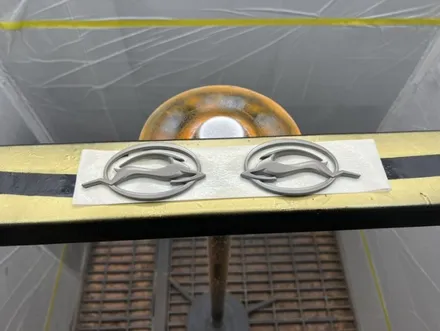 [쉐보레 임팔라 검정 유광 엠블럼 도색 경기광주 휠사무소] 휠복원 휠수리 휠도색 성남 분당 용인 수원 하남 / 광주. 성남, 용인, 수원