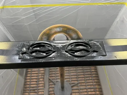 [쉐보레 임팔라 검정 유광 엠블럼 도색 경기광주 휠사무소] 휠복원 휠수리 휠도색 성남 분당 용인 수원 하남 / 광주. 성남, 용인, 수원