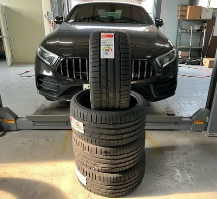 [벤츠 CLS400d 20인치 245 35 20 275 30 20 한국타이어 벤투스 S1 evo3 타이어교체 경기광주 타이어 휠도색 휠복원 휠교환 휠사무소] 분당 용인 성남 하남 / 광주. 성남, 용인, 수원