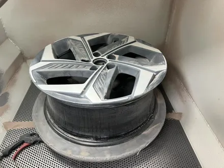 [현대 투싼 NX4 19인치 순정휠 휠복원 경기광주 휠복원 휠도색 휠교환 타이어] 용인 성남 하남 수원 분당 / 경기광주 문형동